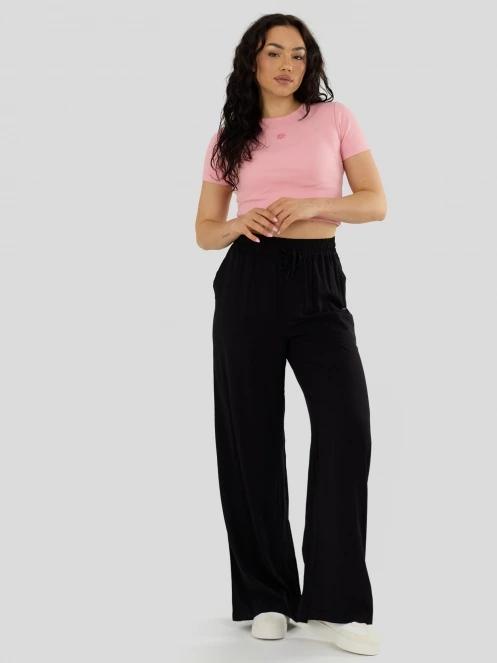 crop top pt. femei Fundango Sora Cropped T-shirt roz 5