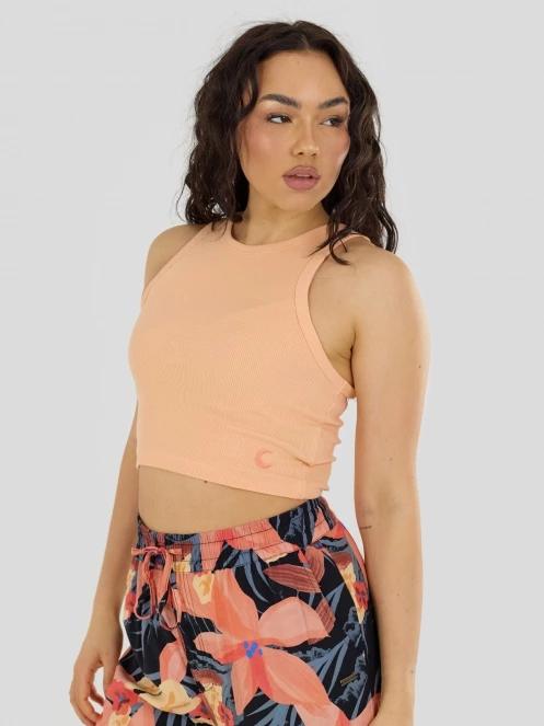 bluza tank pt. femei Fundango Naya Cropped Tank-T portocaliu 6