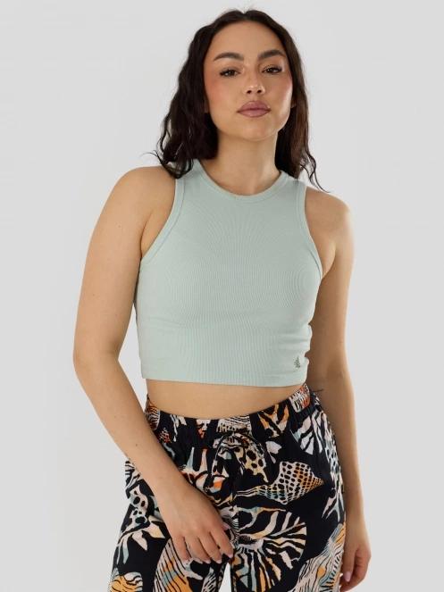 bluza tank pt. femei Fundango Naya Cropped Tank-T verde 2