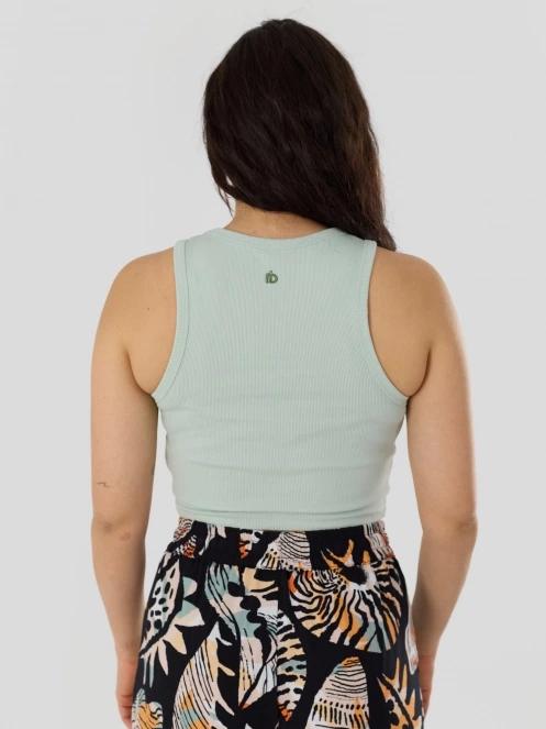 bluza tank pt. femei Fundango Naya Cropped Tank-T verde 3