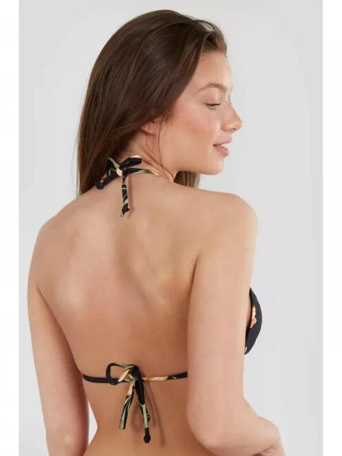 sutien bikini pt. femei Fundango Innisfil Triangle Top negru 3