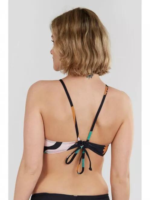 sutien bikini pt. femei Fundango Hogg High Neck Top multicolor 3