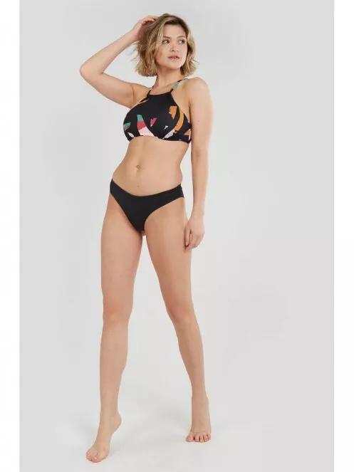 sutien bikini pt. femei Fundango Hogg High Neck Top multicolor 5