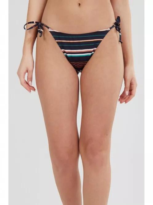 chiloti bikini pt. femei Fundango Innisfil Tie-side Bottoms albastru inchis 2