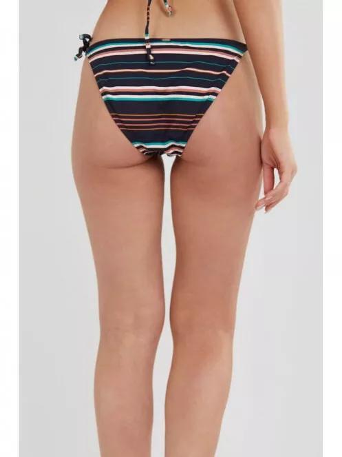 chiloti bikini pt. femei Fundango Innisfil Tie-side Bottoms albastru inchis 3