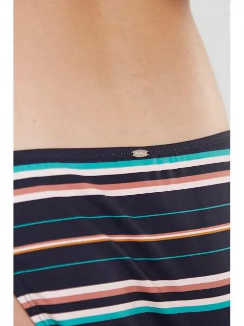 chiloti bikini pt. femei Fundango Innisfil Tie-side Bottoms albastru inchis 4