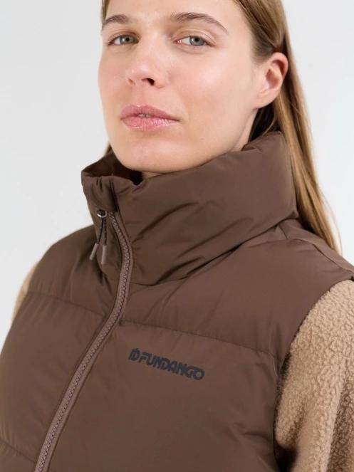 vesta pt. femei Fundango Keira Padded Vest maro 5