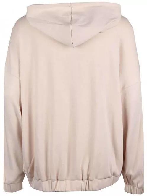 pulover cu gluga pt. femei Fundango Echo Loose Hoodie nisip 7