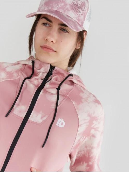 pulover cu gluga pt. femei Fundango Draug Sweatshirt roz 6