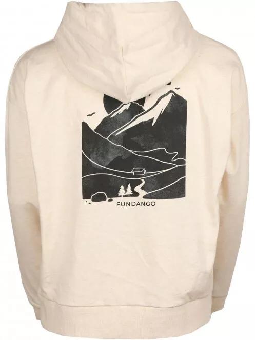 pulover cu gluga pt. femei Fundango Haley Hooded Sweatshirt alb 7