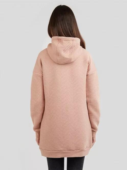 pulover cu gluga pt. femei Fundango Blanka Pullover roz 3