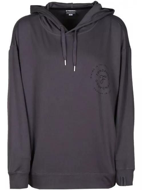 pulover cu gluga pt. femei Fundango RICHMOND Hooded Pullover gri 5