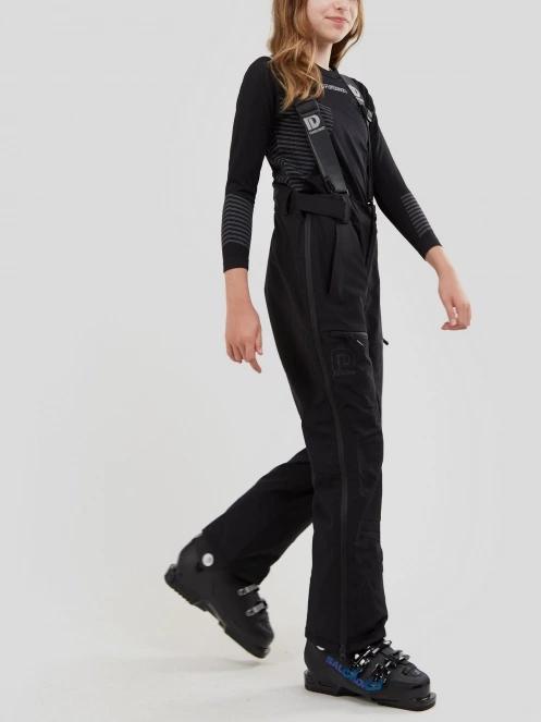 pantaloni de schi Fundango Mugo JUN Fullzip Pants negru 5