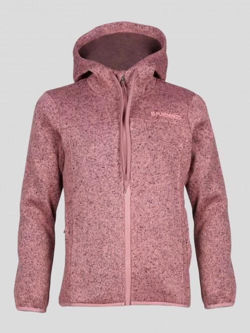 pulover cu gluga Fundango Share JR Hooded Fleece roz 4
