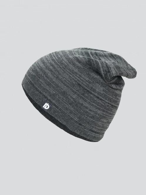 caciula tricotata pt. barbati Fundango Asher Beanie gri 2