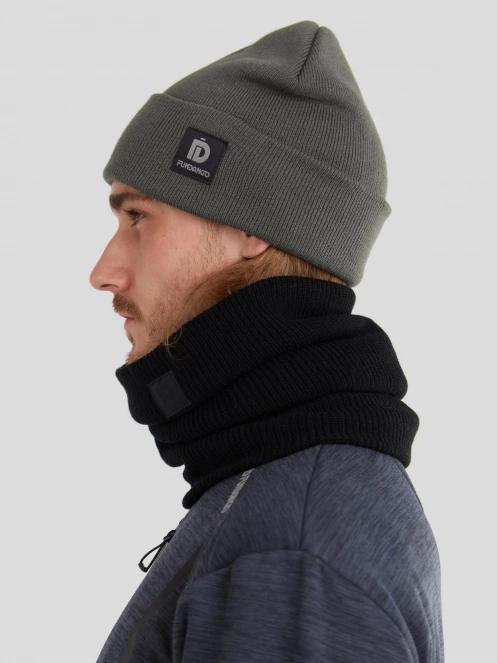 caciula tricotata Fundango Nahu Beanie gri 4