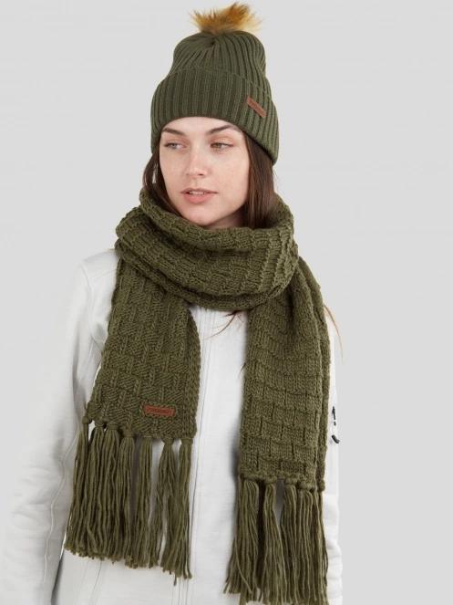 sal pt. femei Fundango Glen Scarf oliv 3