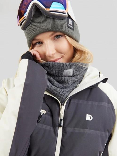 esarfa tubulara Fundango Elion Neckwarmer gri 5