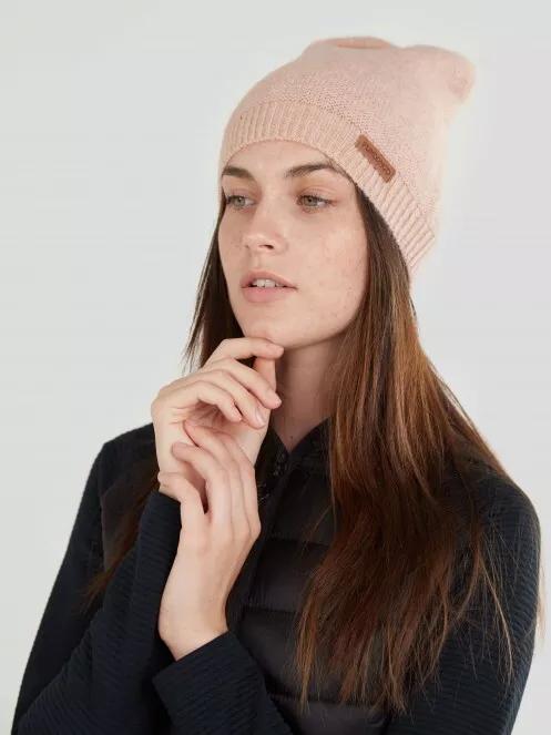 caciula tricotata pt. femei Fundango NARA Beanie roz 3