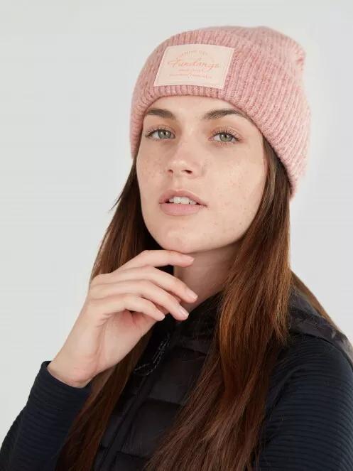 caciula tricotata pt. femei Fundango Grace Beanie roz 3