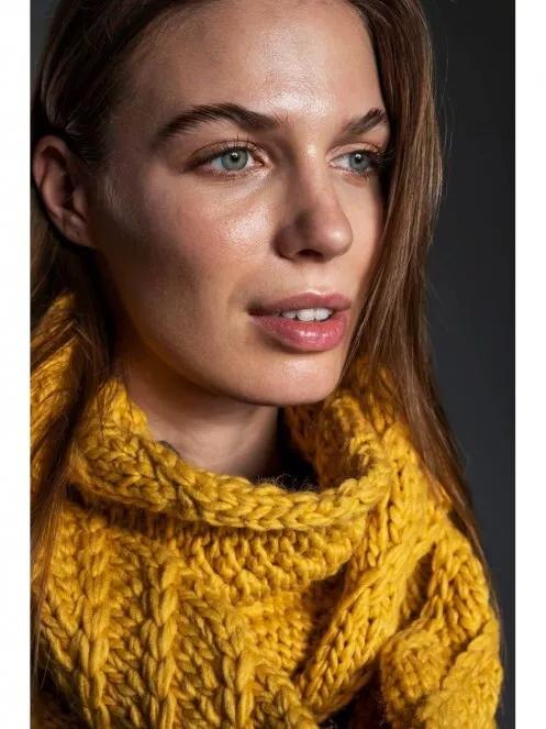 sal pt. femei Fundango GLEN Scarf galben 4