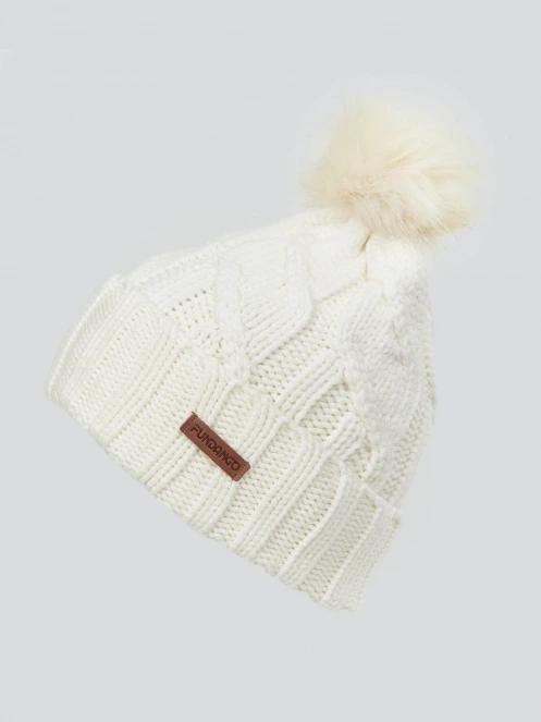 caciula cu mot pt. femei Fundango Renna Beanie alb 2