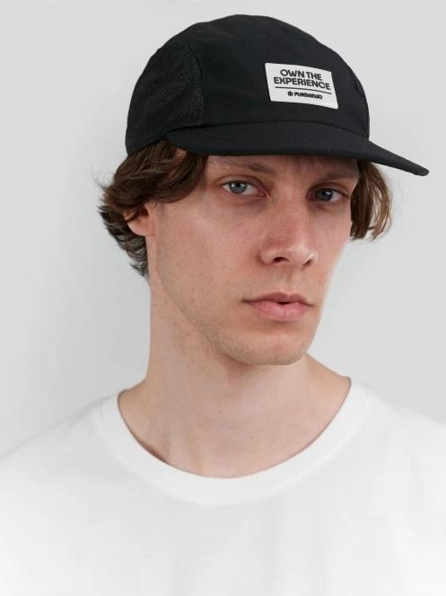 sapca de baseball pt. barbati Fundango Nassela 5 Panel Cap negru 4