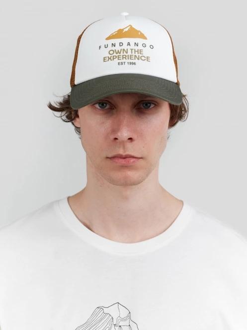 sapca de baseball pt. barbati Fundango Pyrus Trucker Cap nisip 2