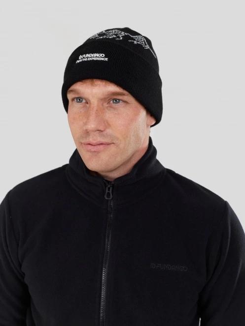 caciula tricotata Fundango Hill Beanie negru 3