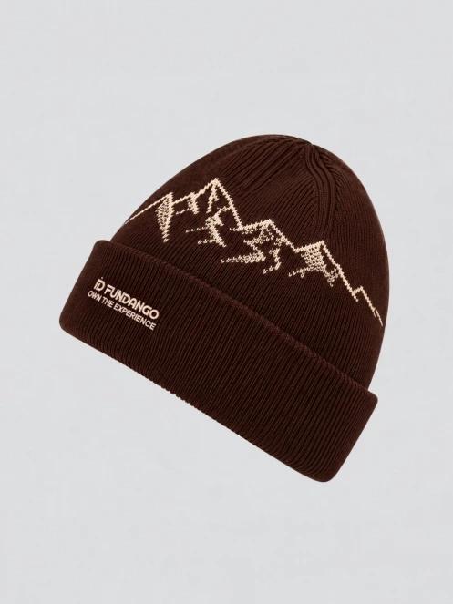 caciula tricotata Fundango Hill Beanie alb 2