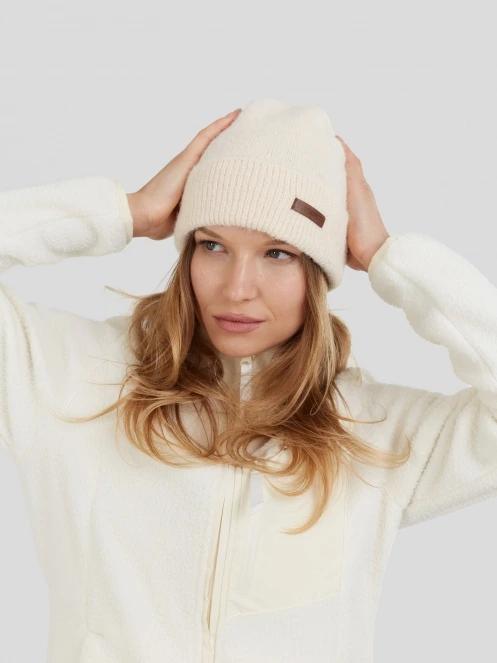 caciula tricotata pt. femei Fundango Truce Beanie alb 3