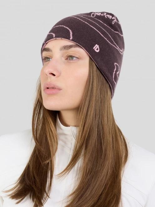 caciula tricotata Fundango Ace Beanie roz 2