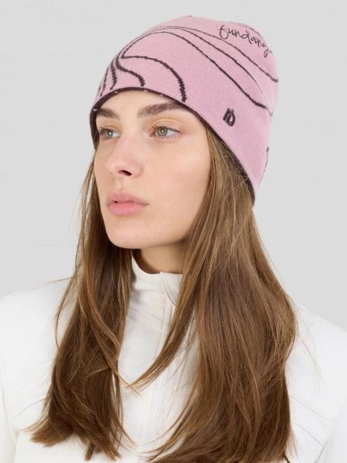 caciula tricotata Fundango Ace Beanie roz 3