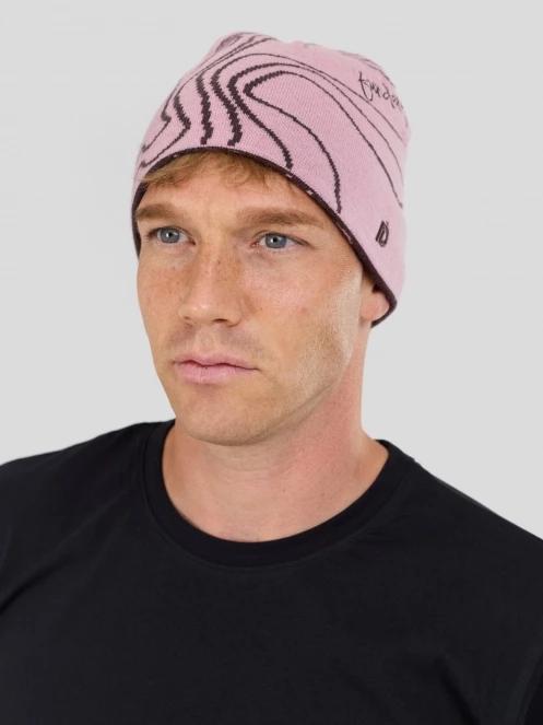 caciula tricotata Fundango Ace Beanie roz 4