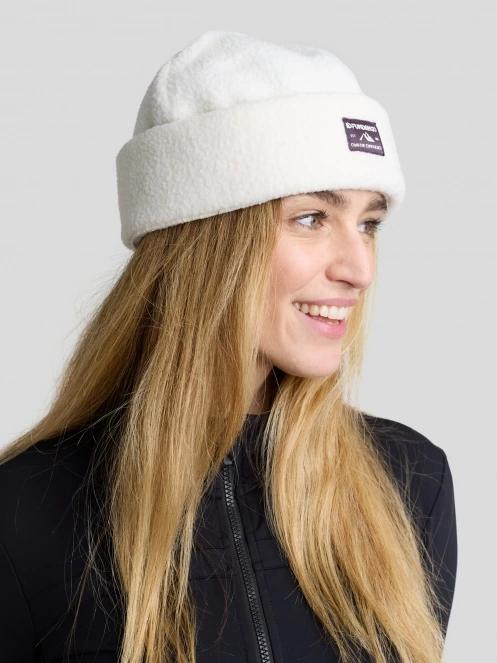 caciula tricotata Fundango Zeo Fleece Beanie alb 4