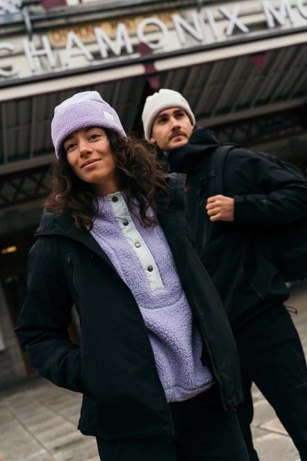 caciula tricotata Fundango Zeo Fleece Beanie violet 4