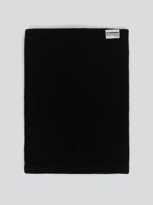 esarfa tubulara Fundango Tara Neckwarmer negru 2