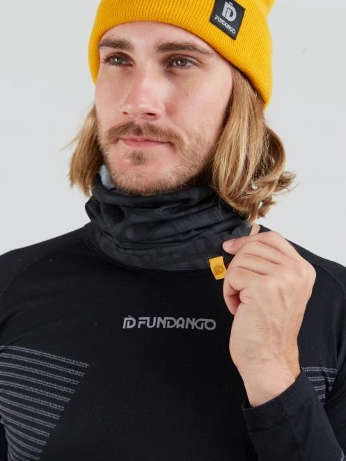 esarfa tubulara Fundango Bandana negru 3