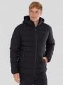 geaca matlasata de tranzitie pt. barbati Fundango Hubble Padded Jacket negru 1