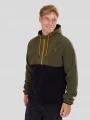 pulover cu gluga pt. barbati Fundango Carlos Fleece Pullover verde 1