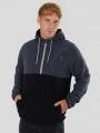 pulover cu gluga pt. barbati Fundango Carlos Fleece Pullover gri 1