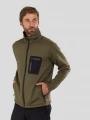 pulover polar pt. barbati Fundango Revolution Fullzip Fleece verde 1