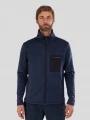 pulover polar pt. barbati Fundango Revolution Fleece Jacket albastru inchis 1