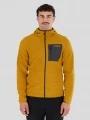 strat intermediar hibrid pt. barbati Fundango Nagano Full Zip Hoodie galben 1