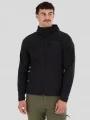 strat intermediar hibrid pt. barbati Fundango Nagano Full Zip Hoodie negru 1