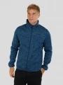 pulover polar pt. barbati Fundango Cruz Knit Fleece Jacket albastru inchis 1