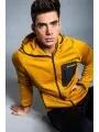 pulover polar pt. barbati Fundango HERMON Hooded Fleece portocaliu 1