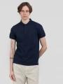 tricou cu guler pt. barbati Fundango Incognito Mono Poloshirt albastru inchis 1