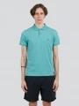 tricou cu guler pt. barbati Fundango Incognito Mono Poloshirt verde 1