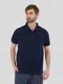 tricou cu guler pt. barbati Fundango Insignia Poloshirt albastru inchis 1